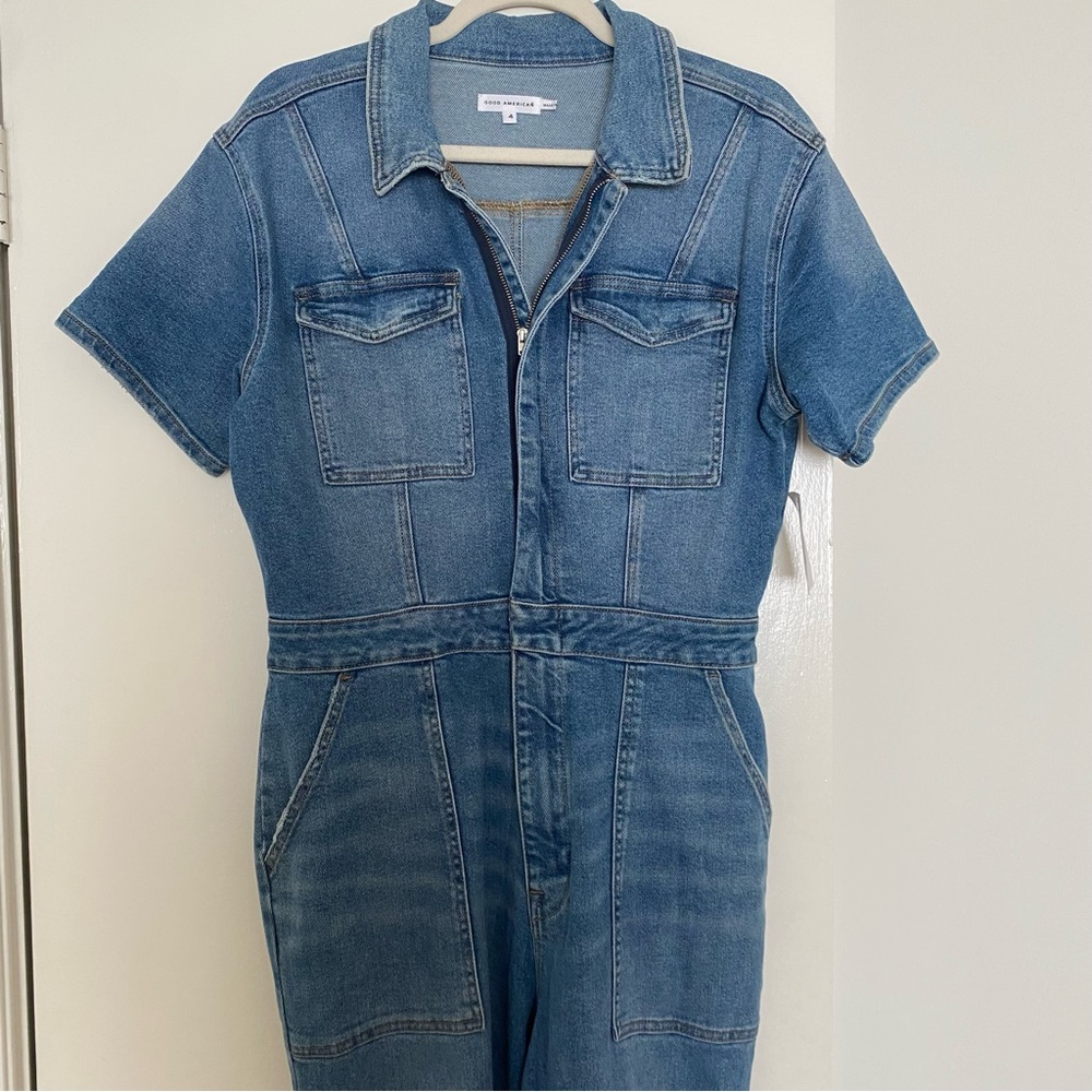 Good American Denim Jumpsuit